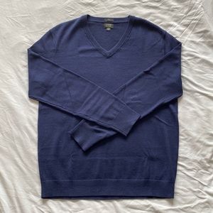 J Crew 100% Merino wool slim v-neck sweater - medium